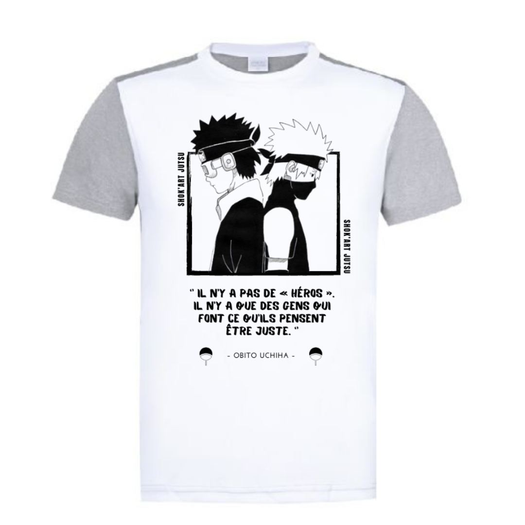 T-shirt Obito x Kakashi - Edition Adulte