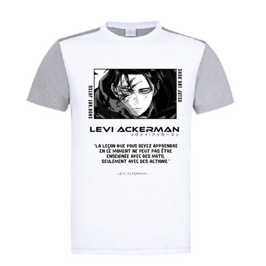 T-shirt Levi Ackerman - Edition Adulte