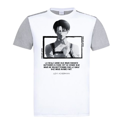 T-shirt Levi Ackerman - Edition Adulte