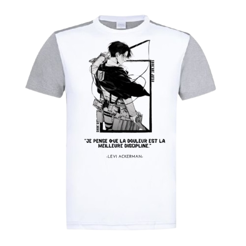 T-shirt Levi Ackerman - Edition Adulte