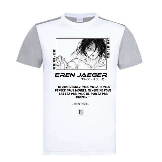 T-shirt Attaque des Titans - Eren jaeger - Edition Adulte